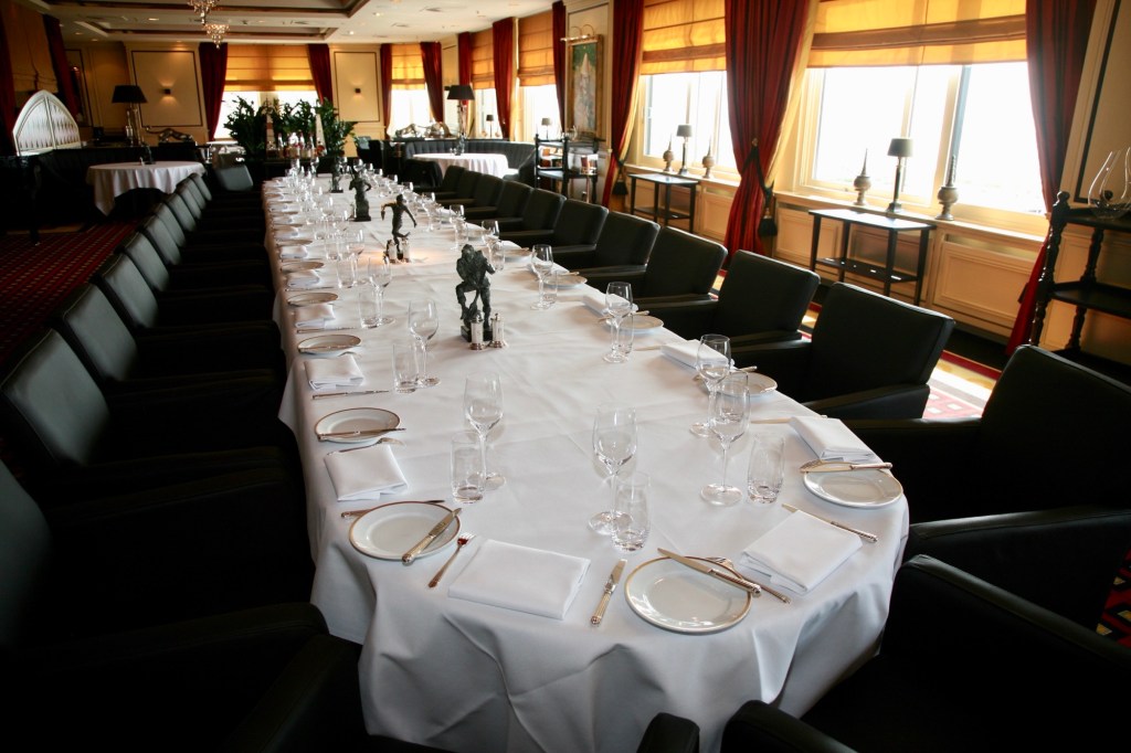 De achterkant van de&nbsp;bordesfoto